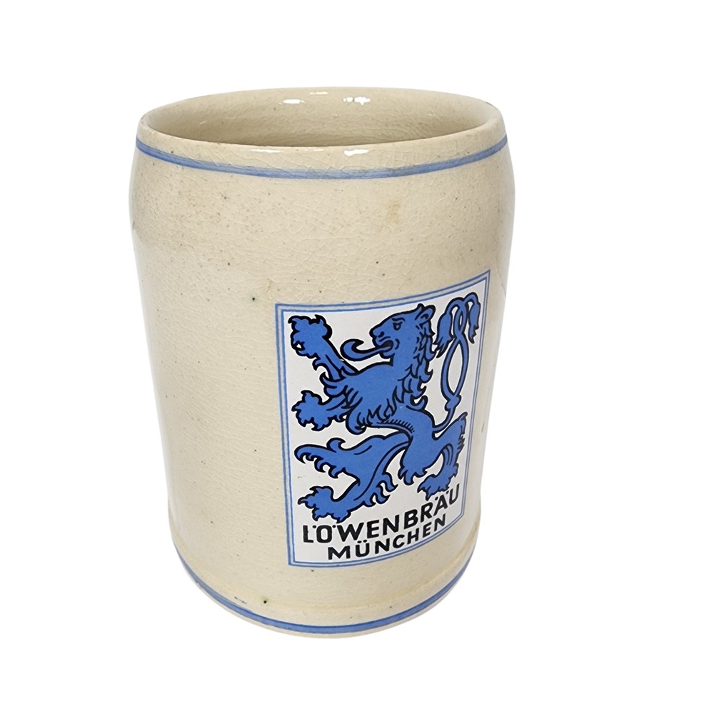 Lowenbrau Munchen Beer Stein Mug 0.5L Ceramic Germany Collectible‎
